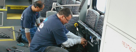 CCW Installs Q’Pod Seating System for Napa Transit